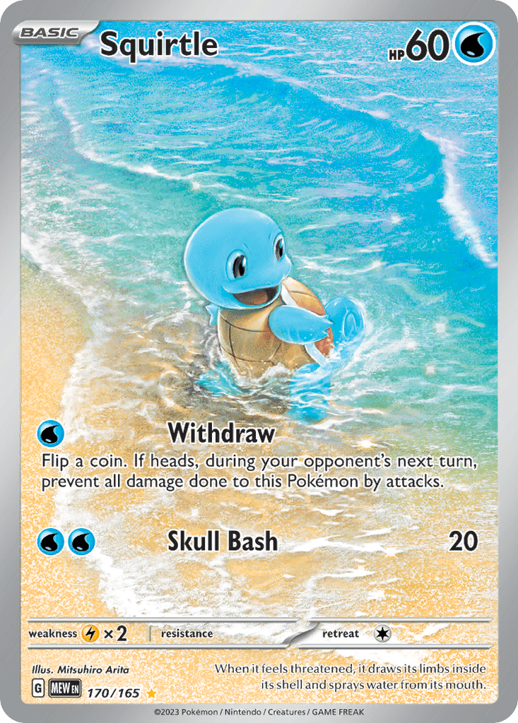 Squirtle 寶可夢 card