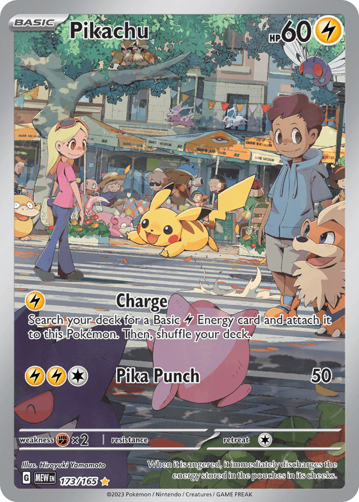Pikachu 宝可梦 card