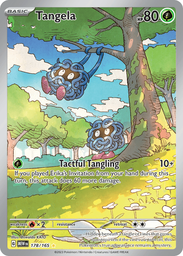 Tangela 151 card