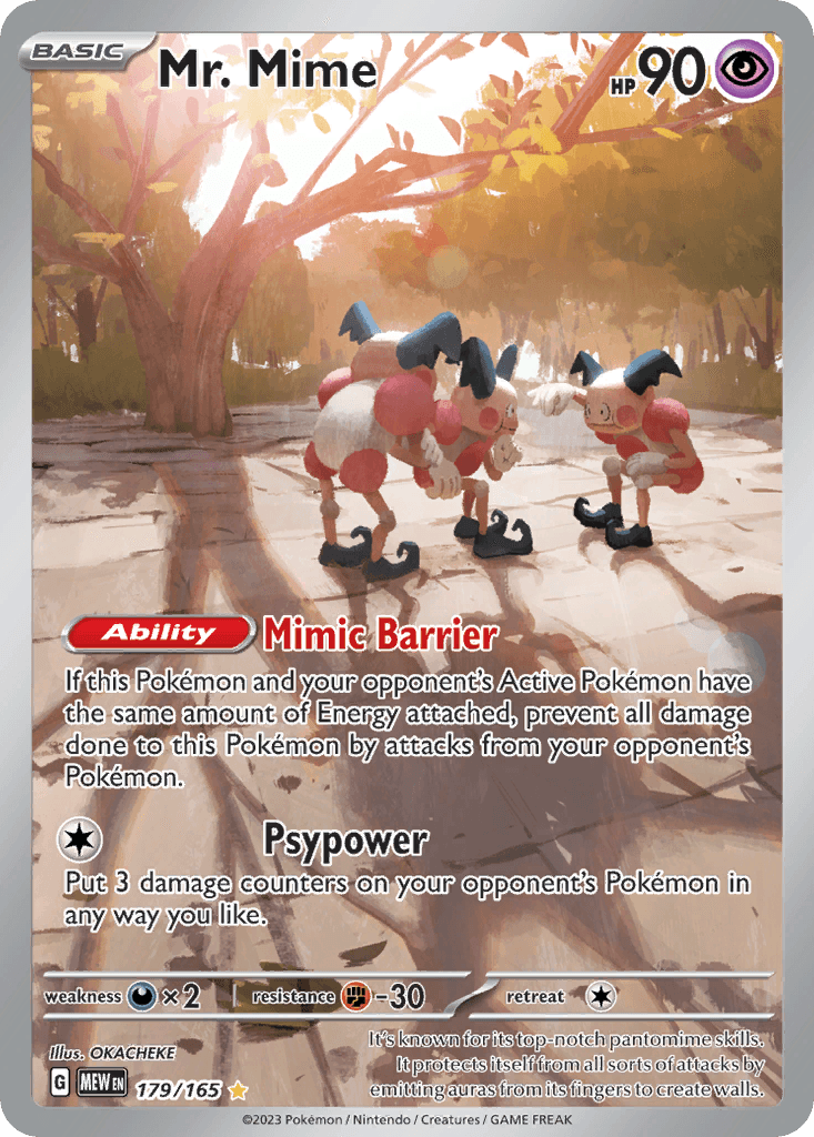 Mr. Mime 寶可夢 card