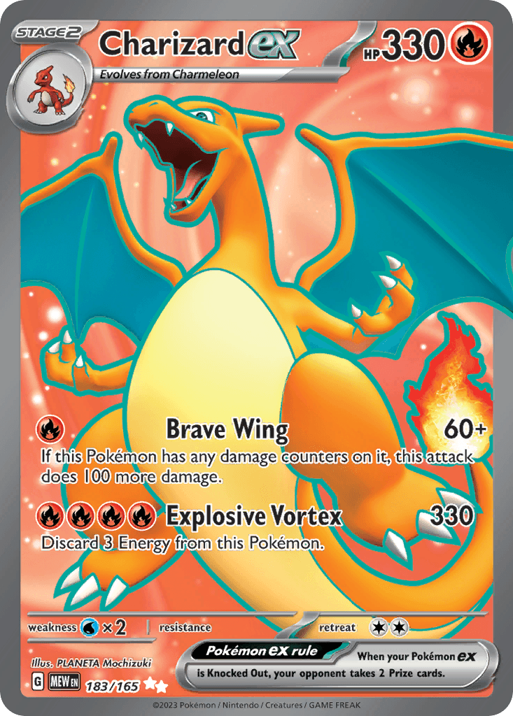 Charizard ex 151 card