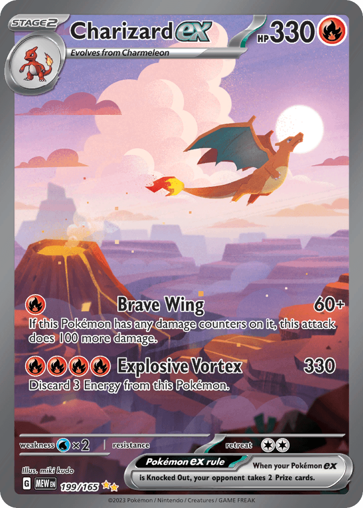 Charizard ex 寶可夢 card