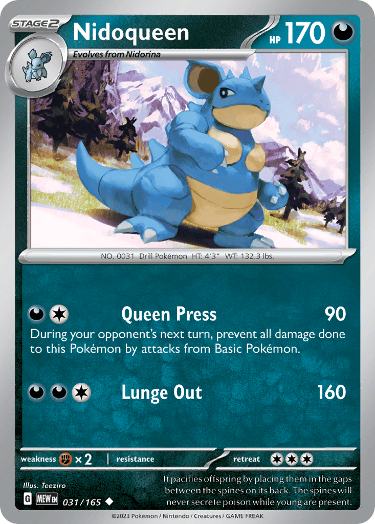 Nidoqueen 151 card