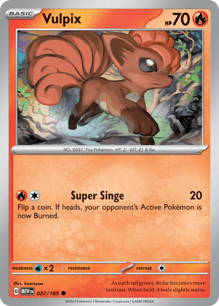 Vulpix 寶可夢 card