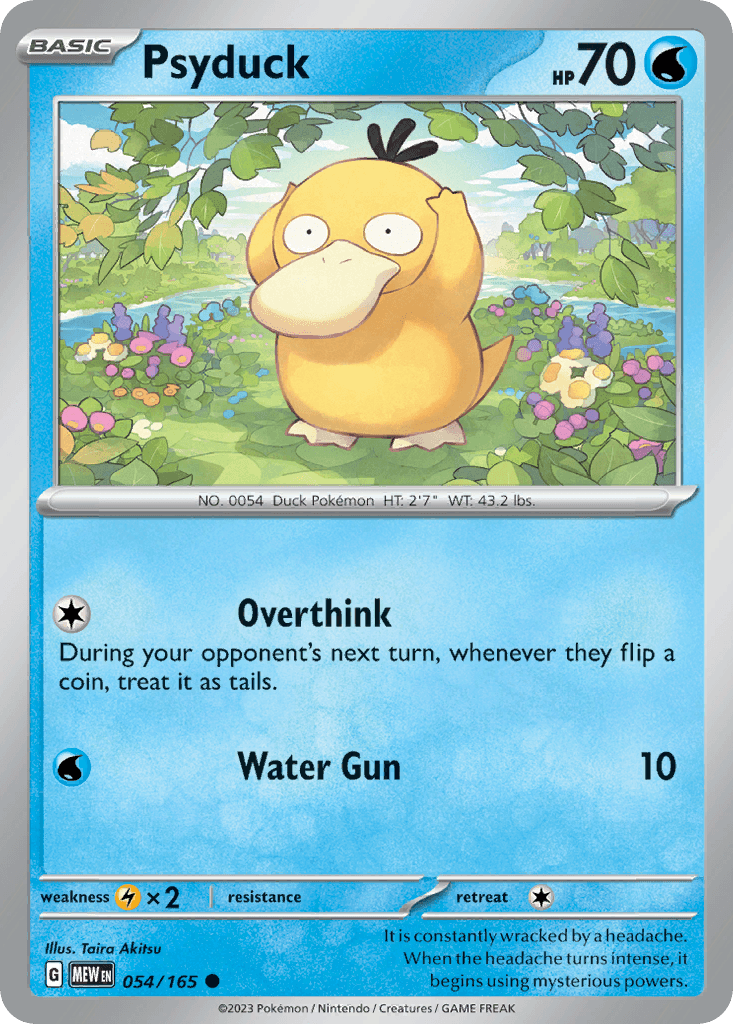 Psyduck 151 card
