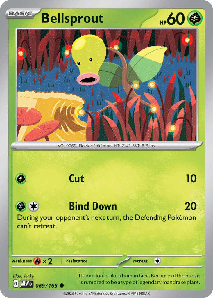 Bellsprout 151 card