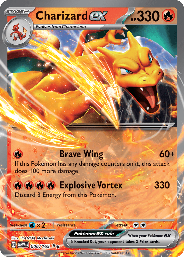 Charizard ex 151 card