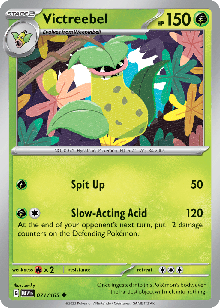Victreebel 151 card