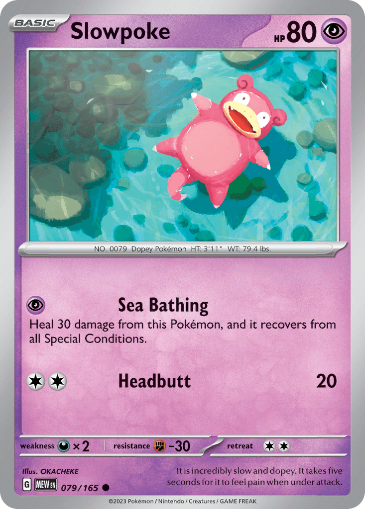 Slowpoke 寶可夢 card
