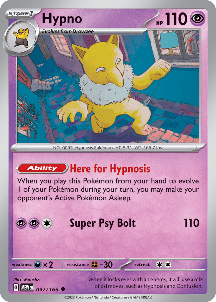 Hypno 151 card