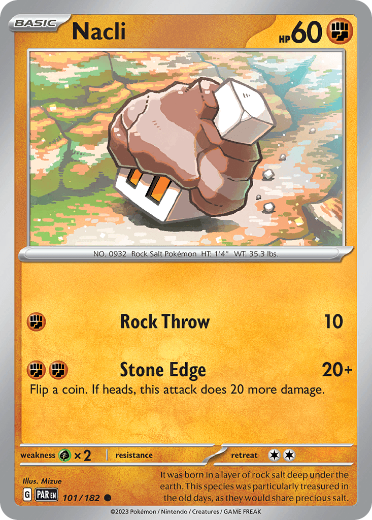 Nacli 寶可夢 card