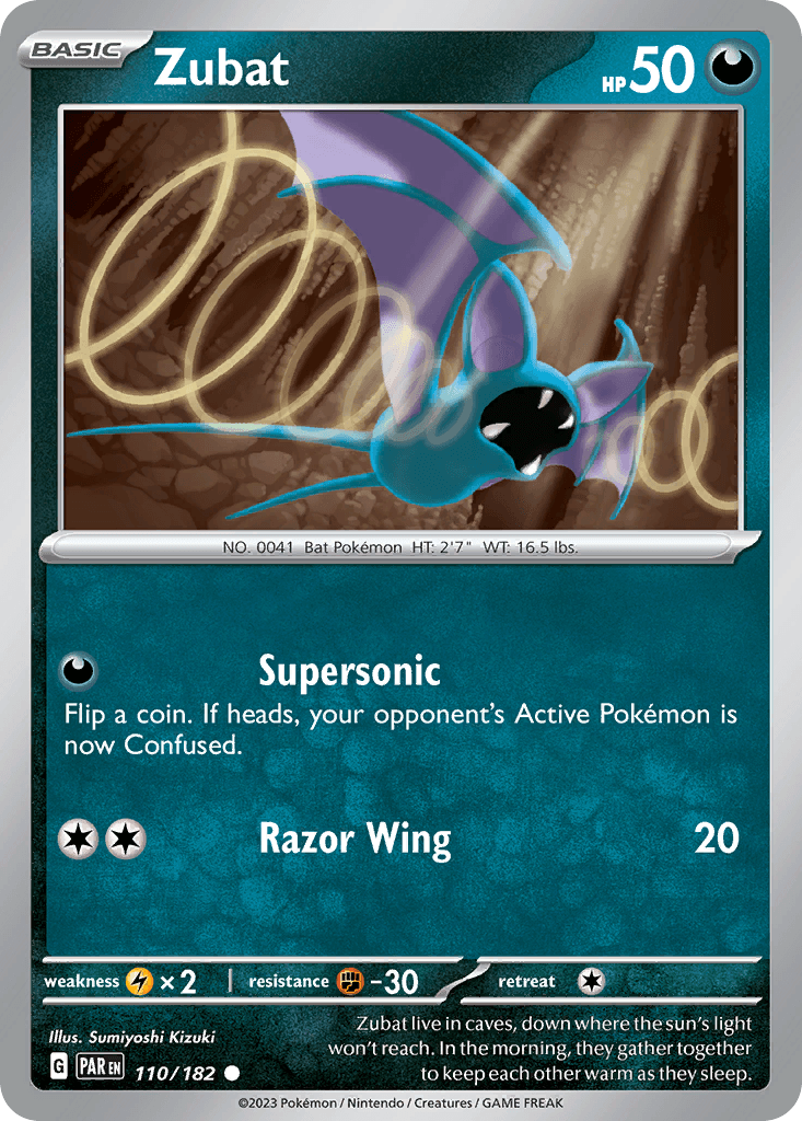 Zubat Paradox Rift card