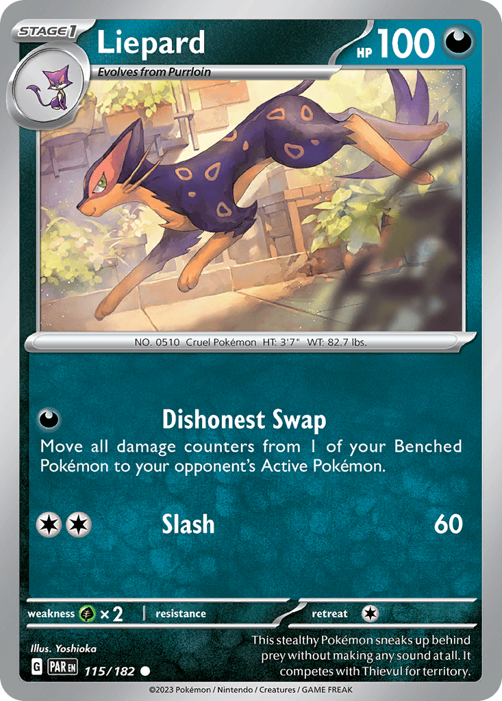 Liepard Paradox Rift card