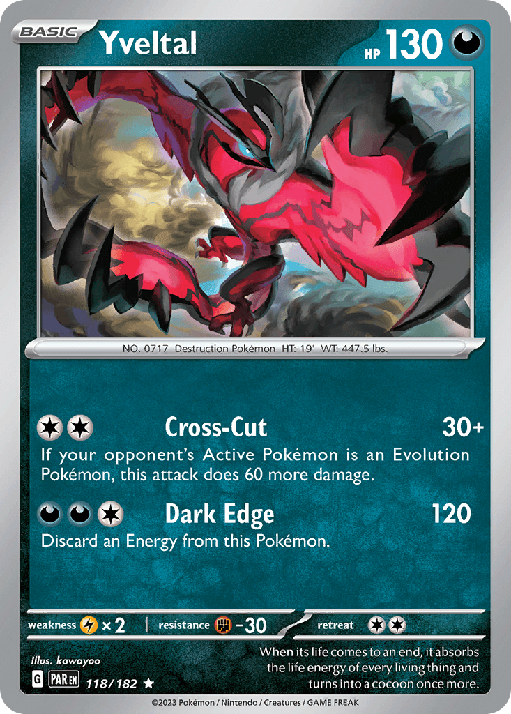 Yveltal Paradox Rift card