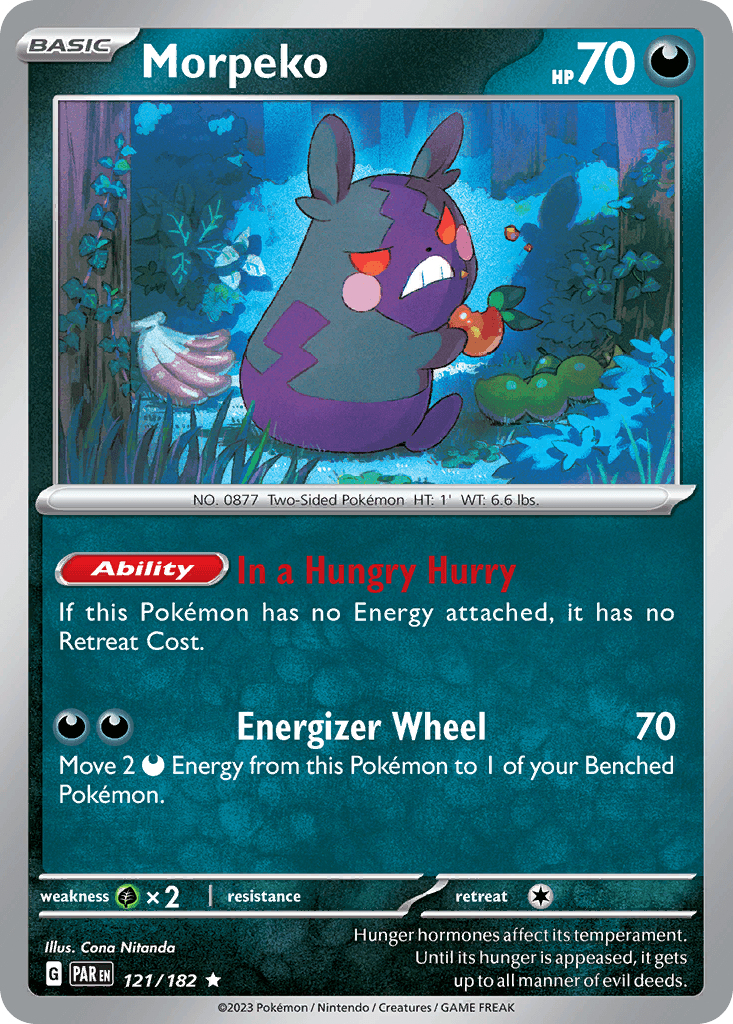 Morpeko Paradox Rift card