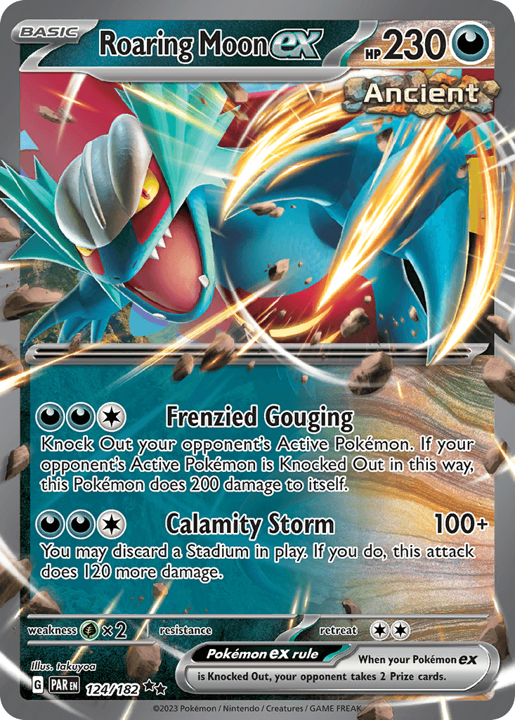 Roaring Moon ex Paradox Rift card