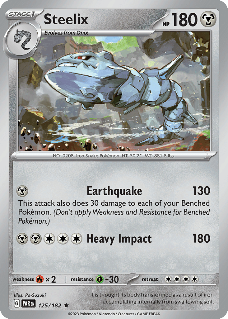Steelix Paradox Rift card
