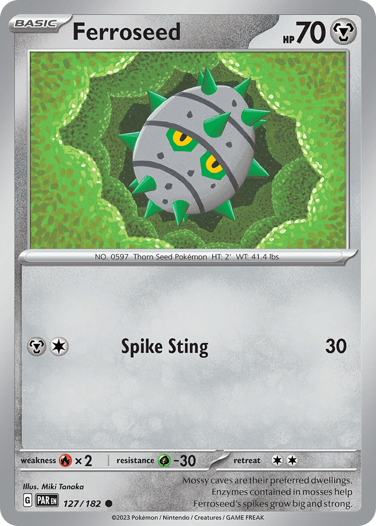 Ferroseed 寶可夢 card