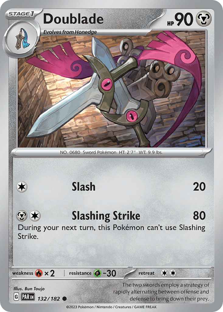 Doublade Paradox Rift card
