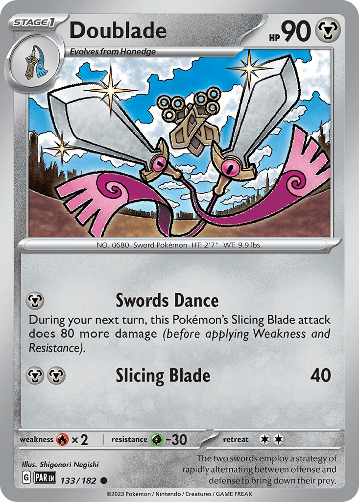 Doublade Paradox Rift card
