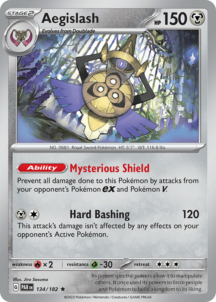 Aegislash Paradox Rift card