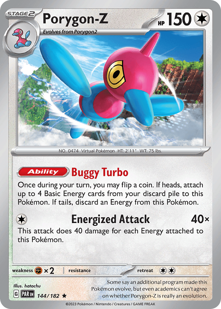 Porygon-Z Paradox Rift card