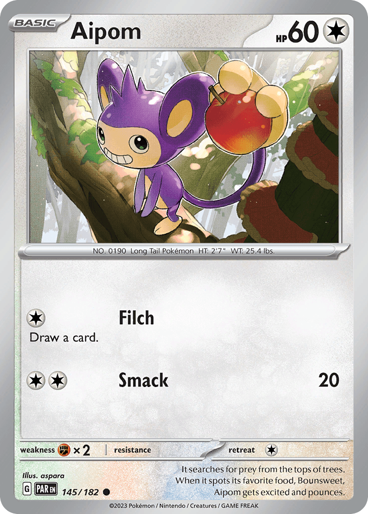 Aipom Paradox Rift card