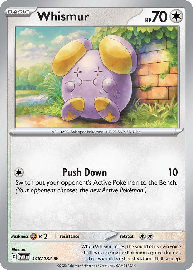 Whismur Paradox Rift card