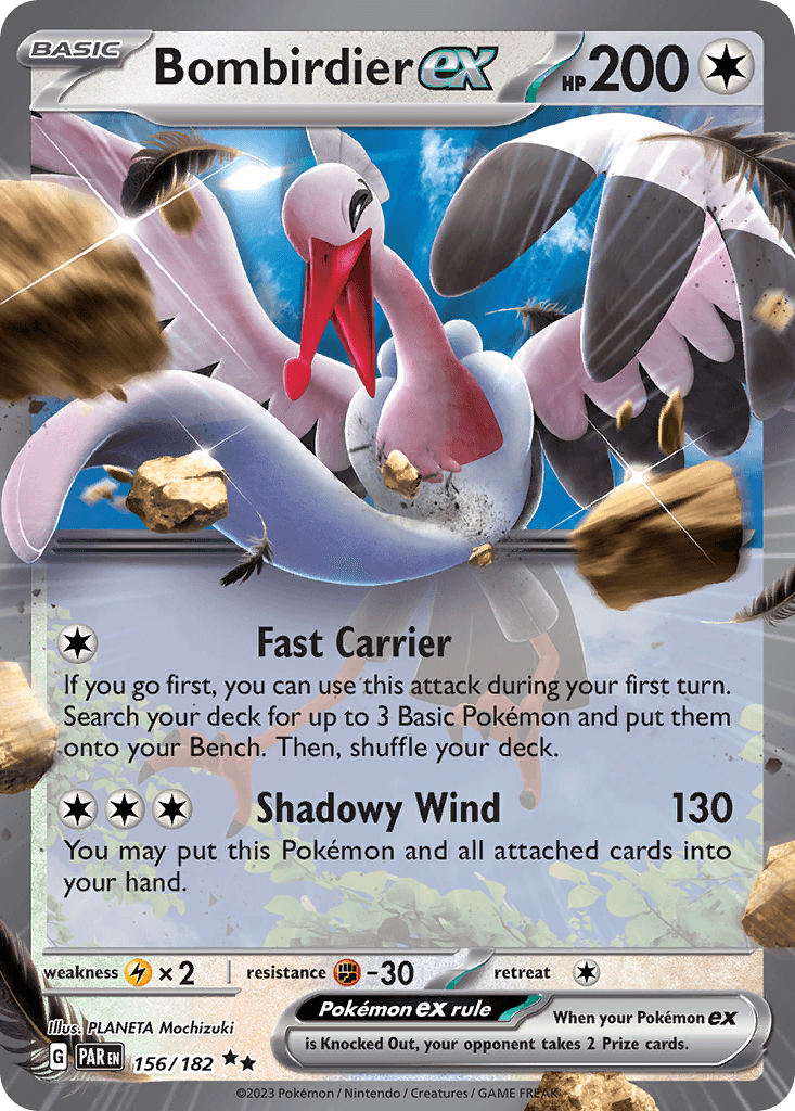 Bombirdier ex Paradox Rift card