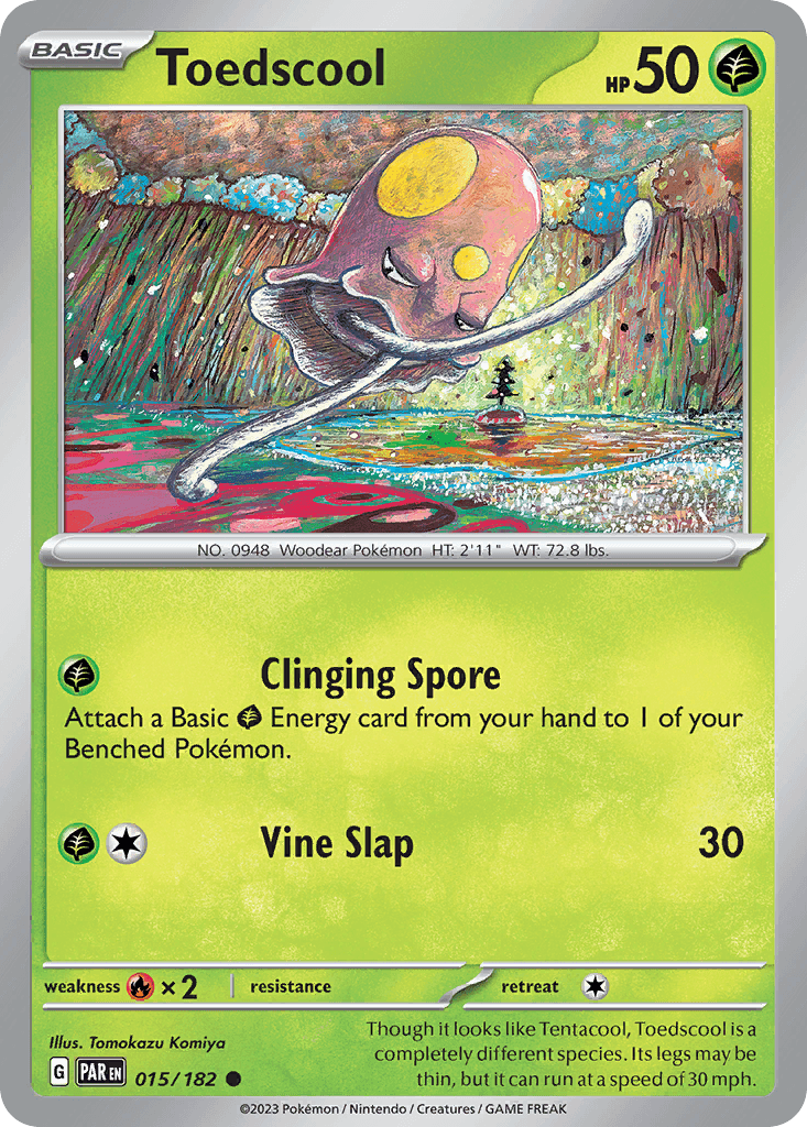Toedscool 宝可梦 card