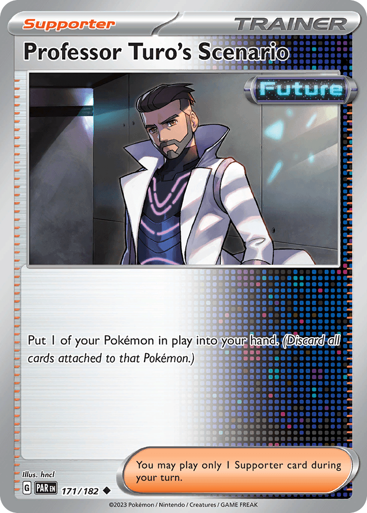 Professor Turo's Scenario Paradox Rift card