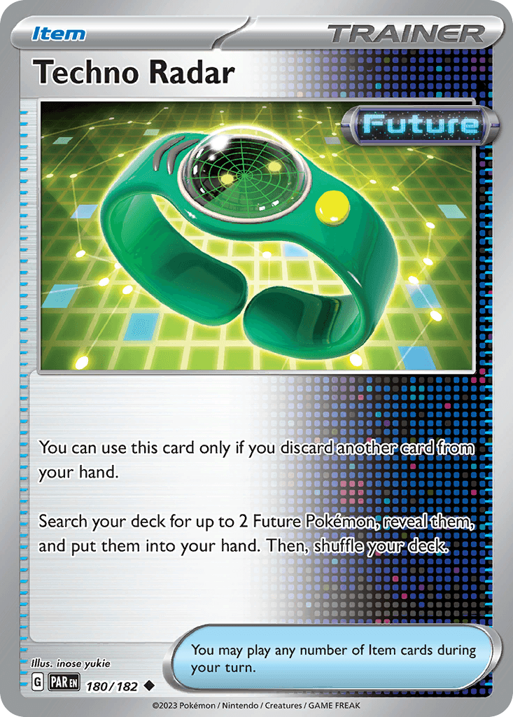 Techno Radar Paradox Rift card