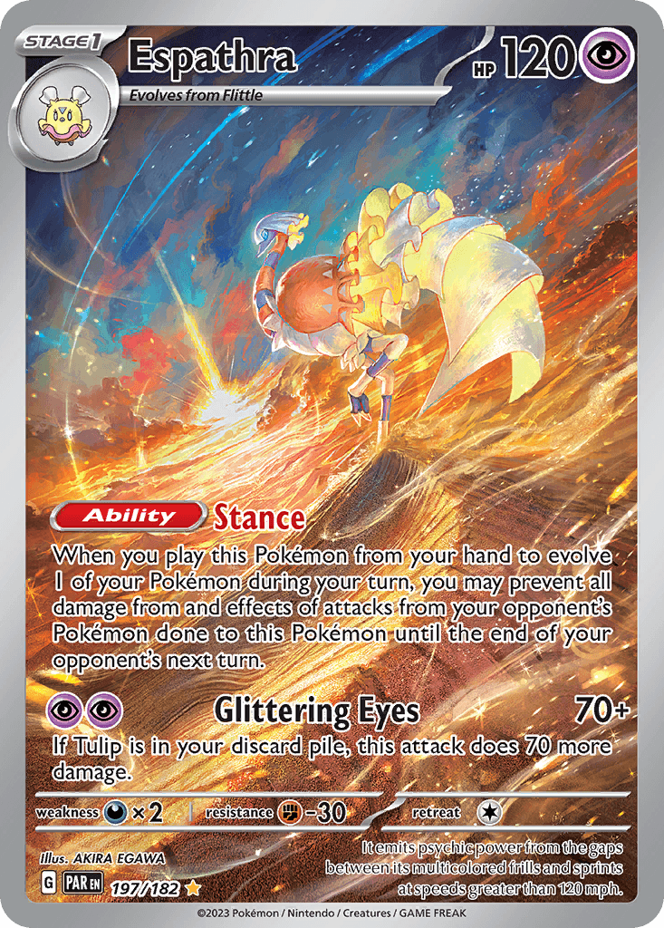 Espathra 宝可梦 card