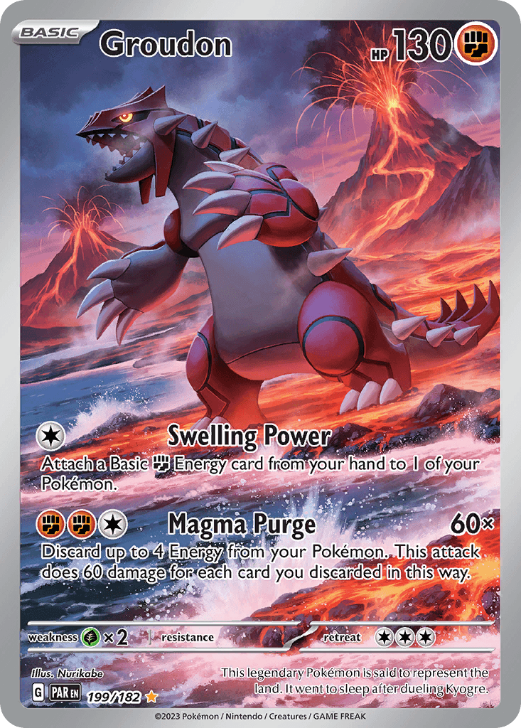 Groudon Paradox Rift card