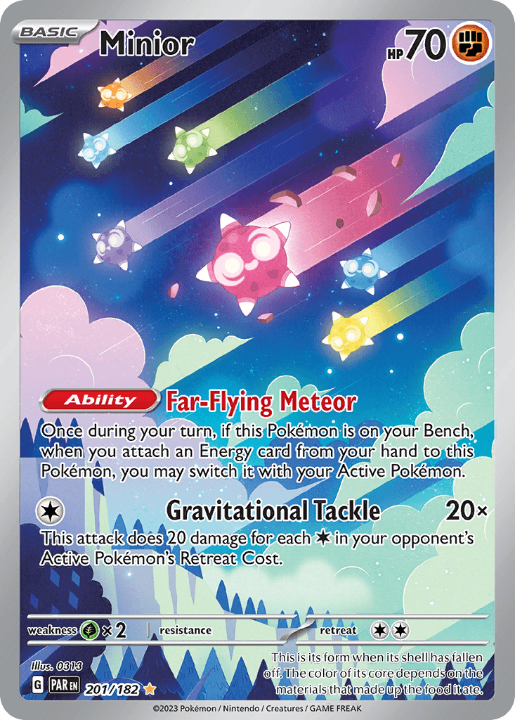 Minior 宝可梦 card