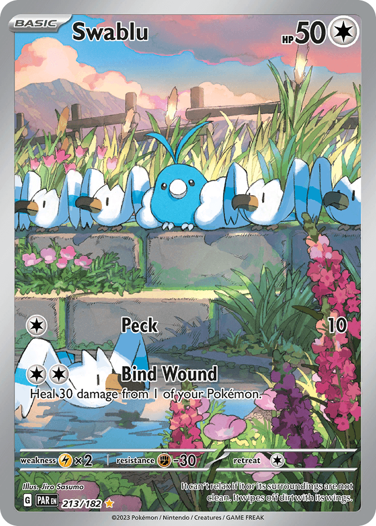 Swablu 寶可夢 card