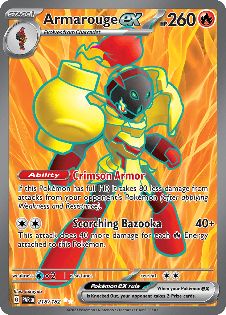 Armarouge ex Paradox Rift card