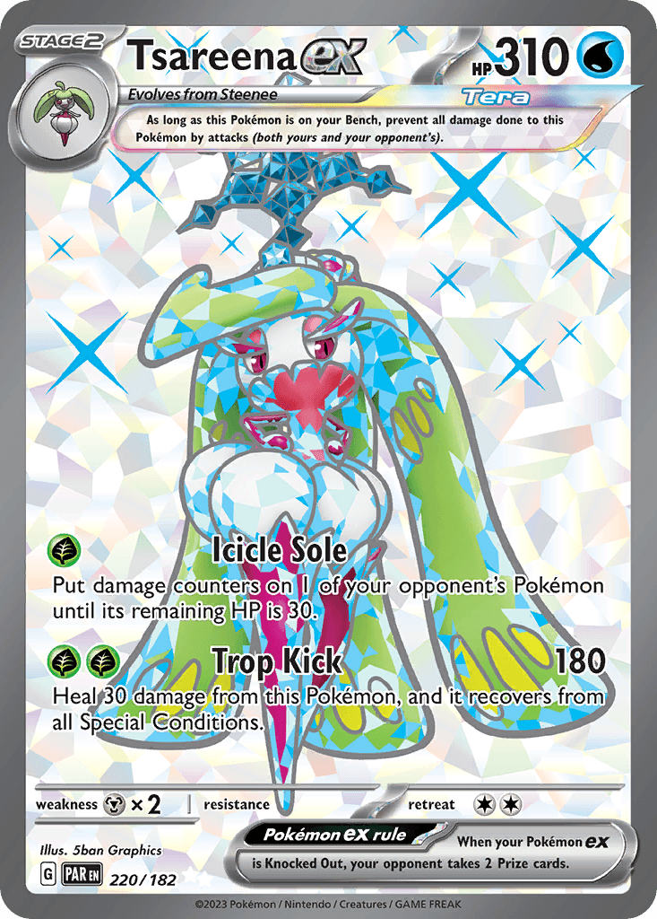 Tsareena ex Paradox Rift card