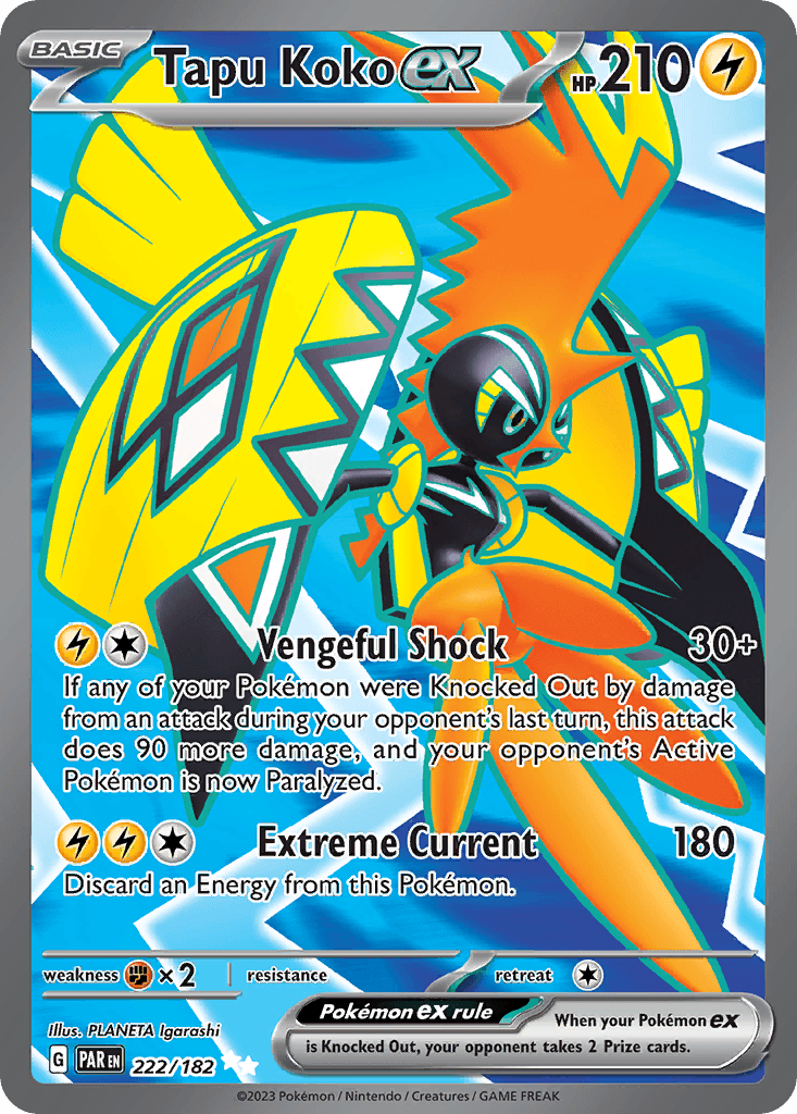 Tapu Koko ex Paradox Rift card