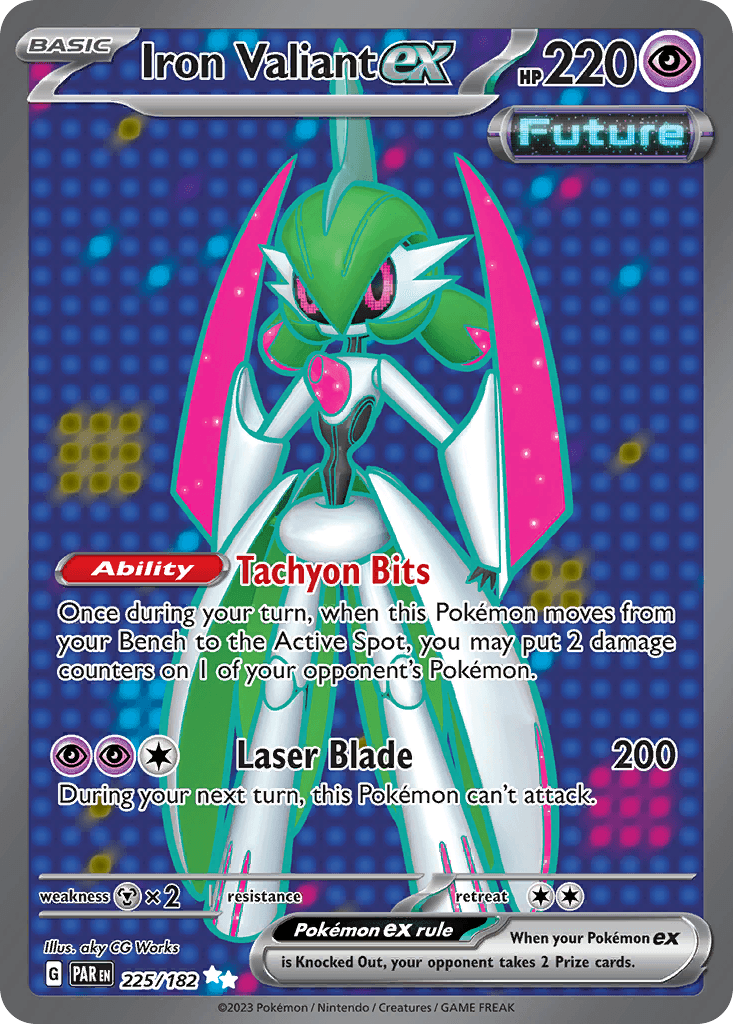 Iron Valiant ex Paradox Rift card