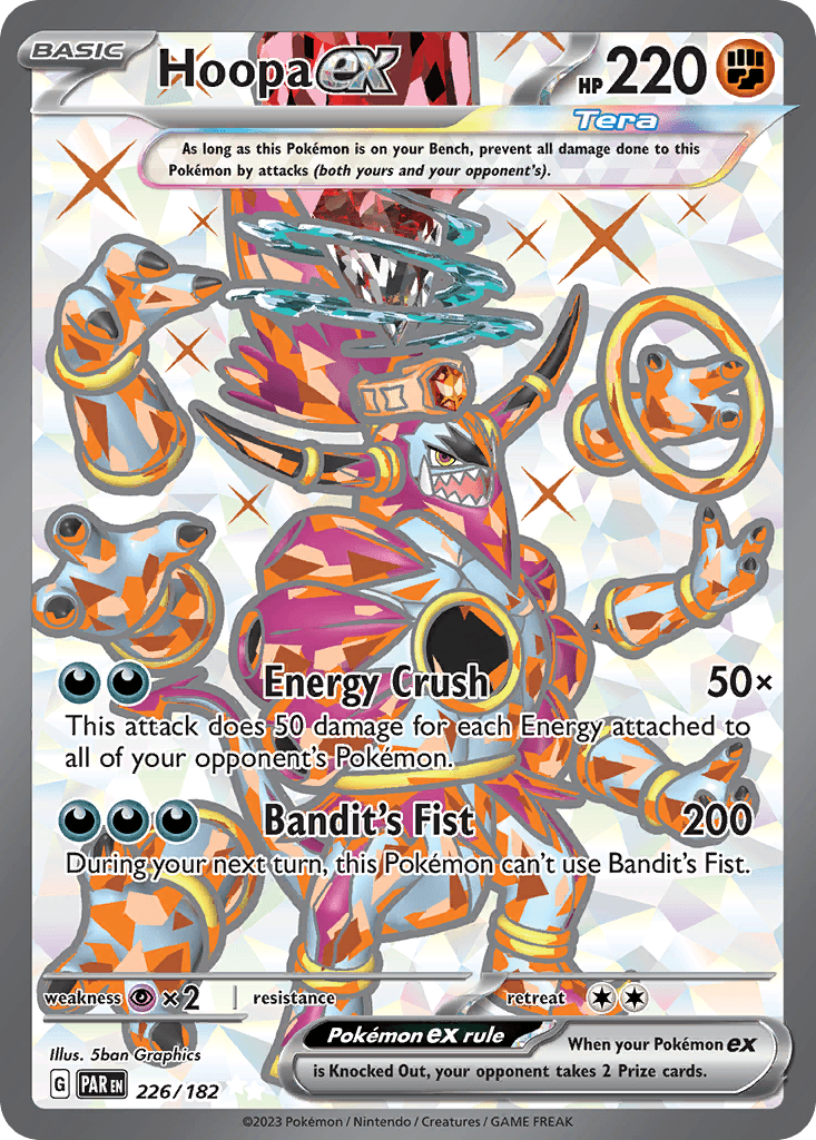 Hoopa ex Paradox Rift card