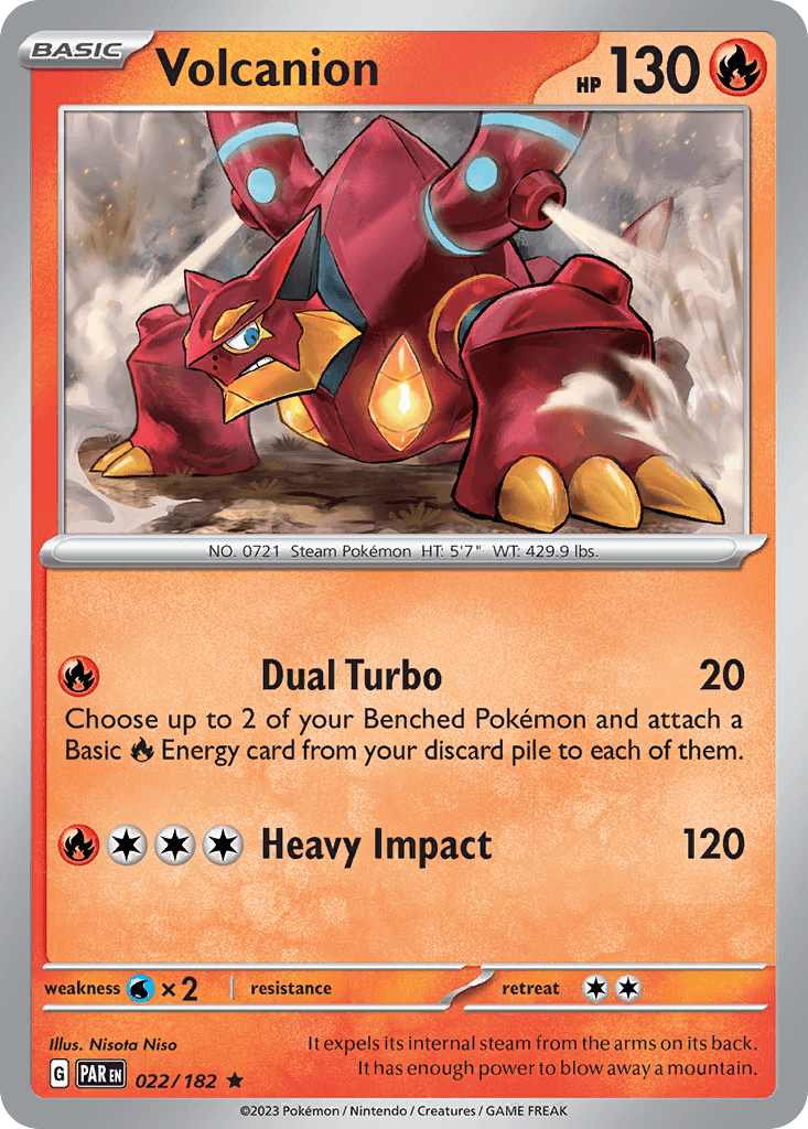 Volcanion Paradox Rift card