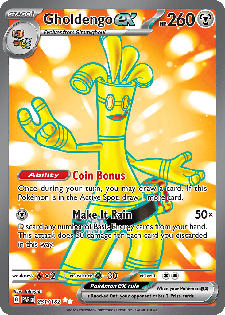 Gholdengo ex Paradox Rift card