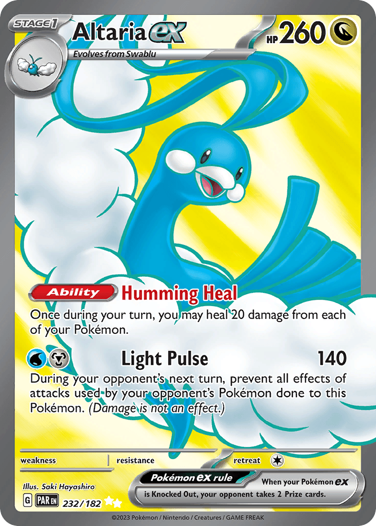 Altaria ex Paradox Rift card