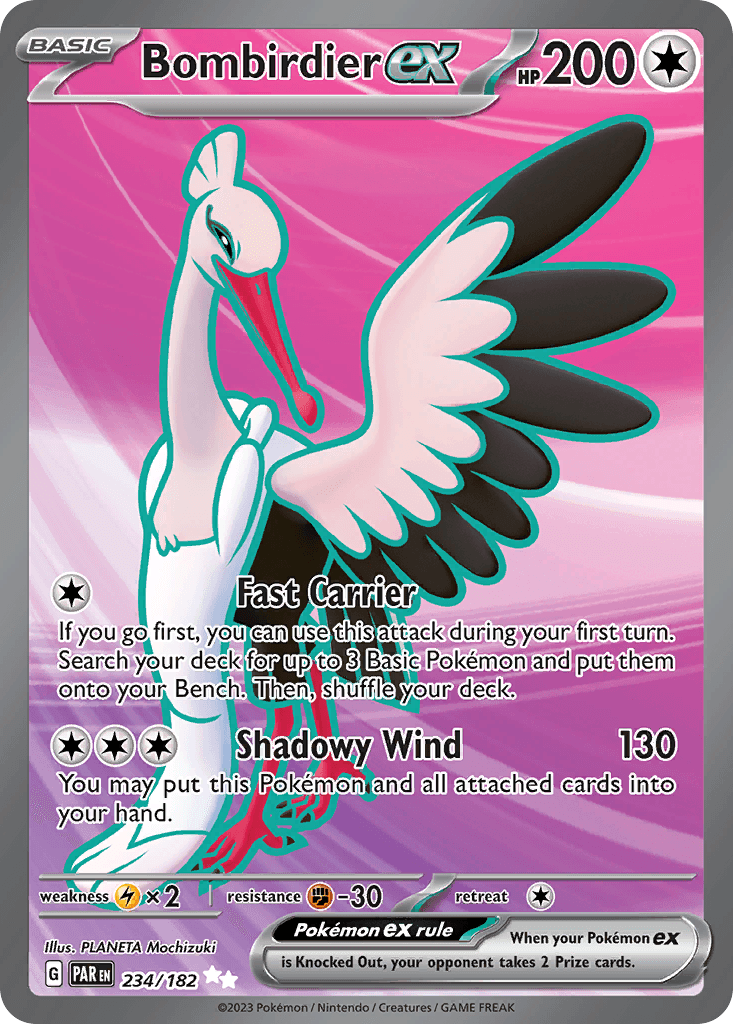 Bombirdier ex Paradox Rift card