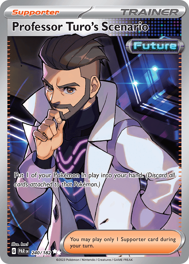Professor Turo's Scenario Paradox Rift card