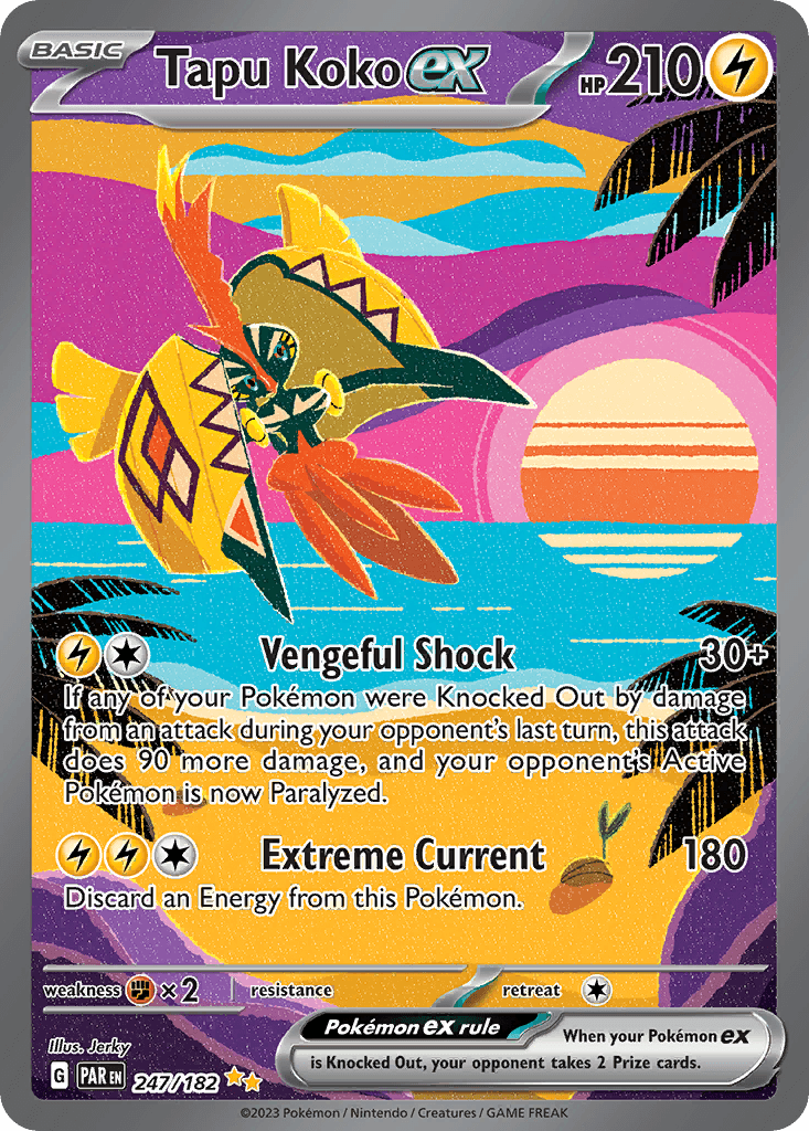 Tapu Koko ex Paradox Rift card