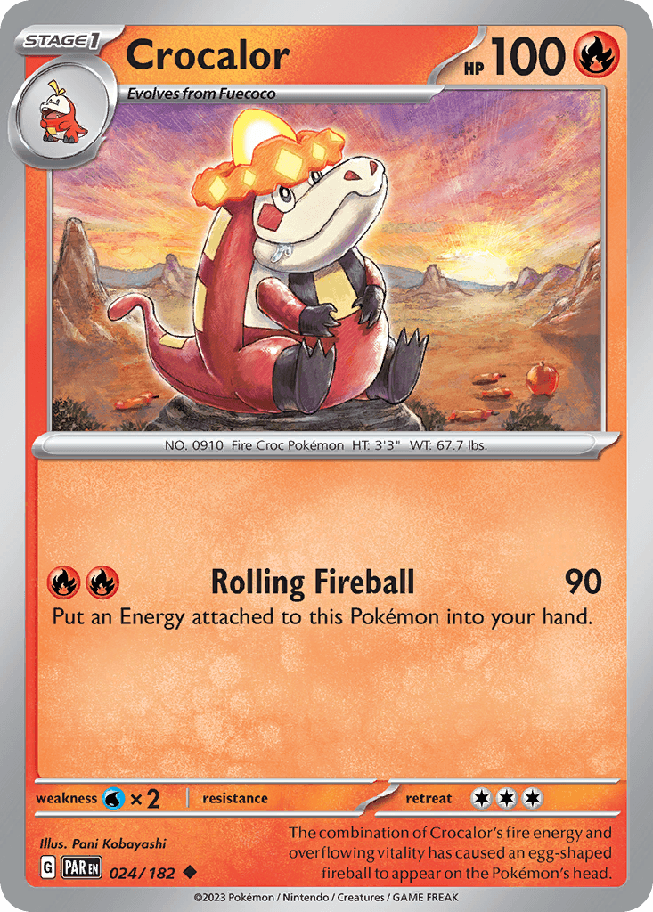 Crocalor Paradox Rift card