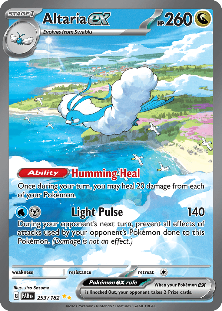 Altaria ex Paradox Rift card