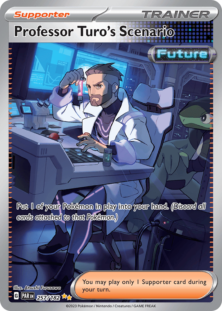 Professor Turo's Scenario Paradox Rift card